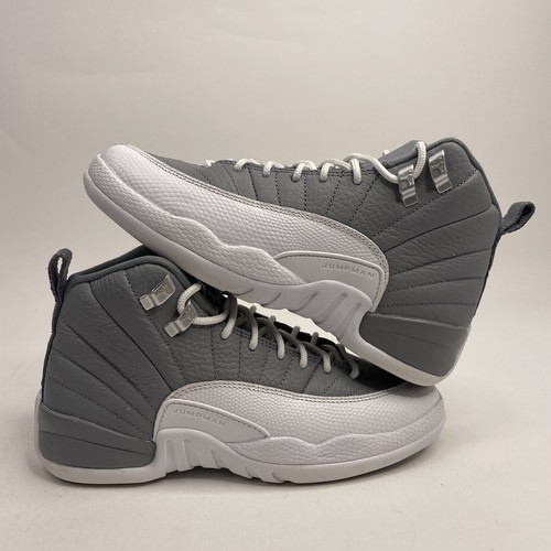 シューズ(女性用) Nike Air Jordan 12 \"Wolf Grey\" GS GS) Air Jordan 12 Retro 'Wolf Grey' 510815-108