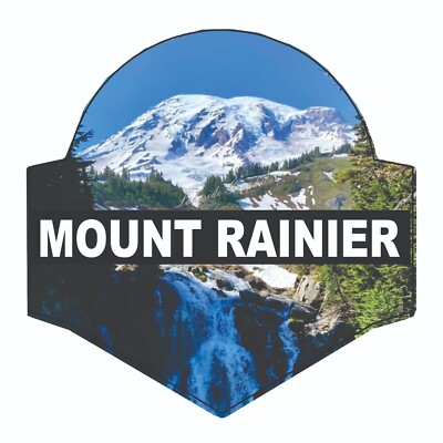 Mount Rainier National Park Sticker Washington National Park Decal