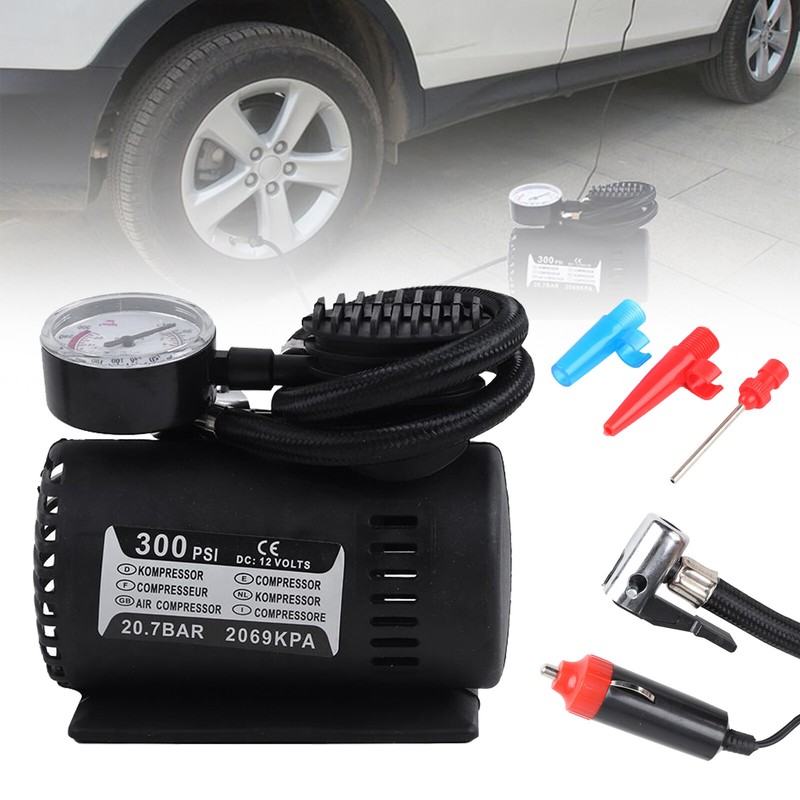 Auto Car Electric Tire Air Inflator Pump 12v 300psi