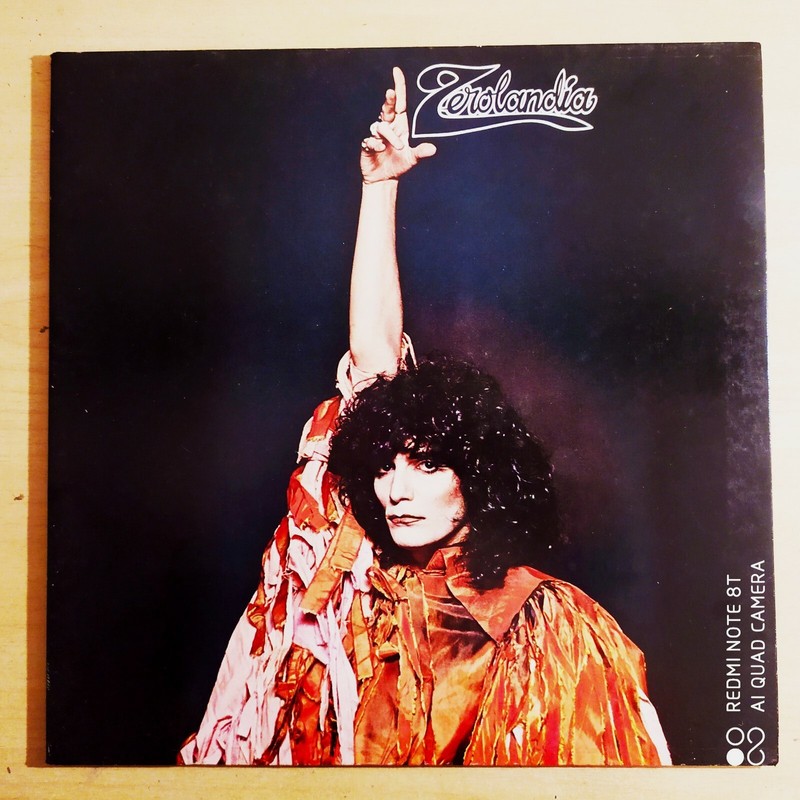 Zerolandia -Renato Zerro- 1978 Rare Italian Rca Stereo Lp Glam Rock Gatefold 