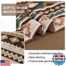 Dinjoy Brown Boho Comforter Set Queen Size,7 Pieces Bed in a Bag Queen Coffee Aztec Bedding Sets with Sheets Fall Bohemian Geometric Striped Complete Set for All Seasons 90
