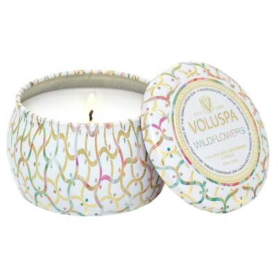 VOLUSPA WILDFLOWERS MINI TIN CANDLE 4OZ