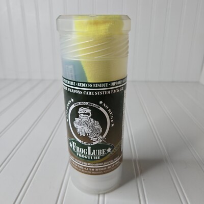 Frog Tube Gun Cleaning Kit W/Solvent Paste Liquid, Brush & Towel , Frog Lube