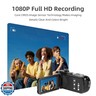 ORDRO B320 1080P 30FPS Video Camera Recorder, Full HD 30MP 18X Digital Zoom Camcorder, YouTube Vlogging Camera Infrared Night Vision, 3.0 Inch Flip Screen, 2 Batteries, Remote Control (Black)