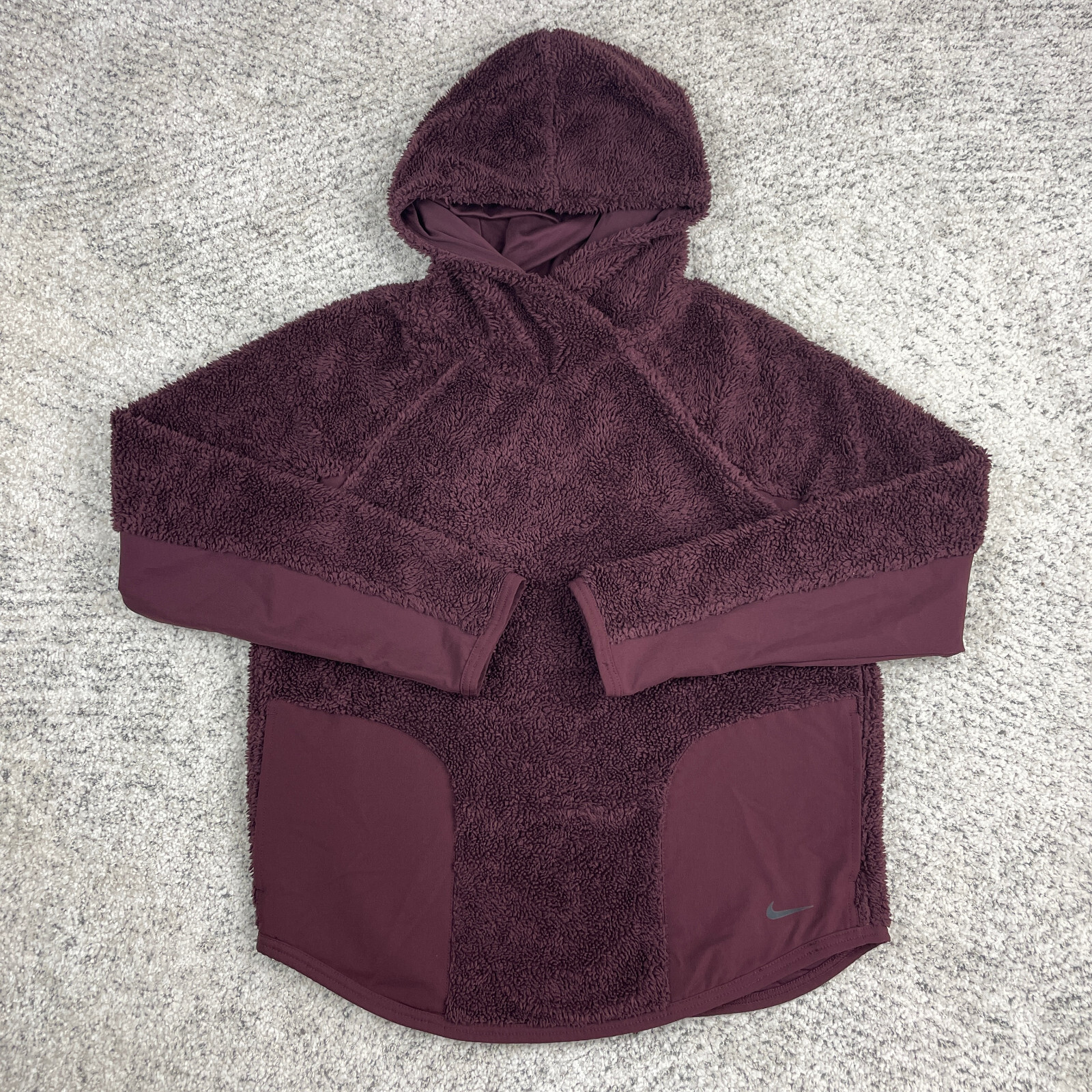 nike women's pullover sherpa hoodie