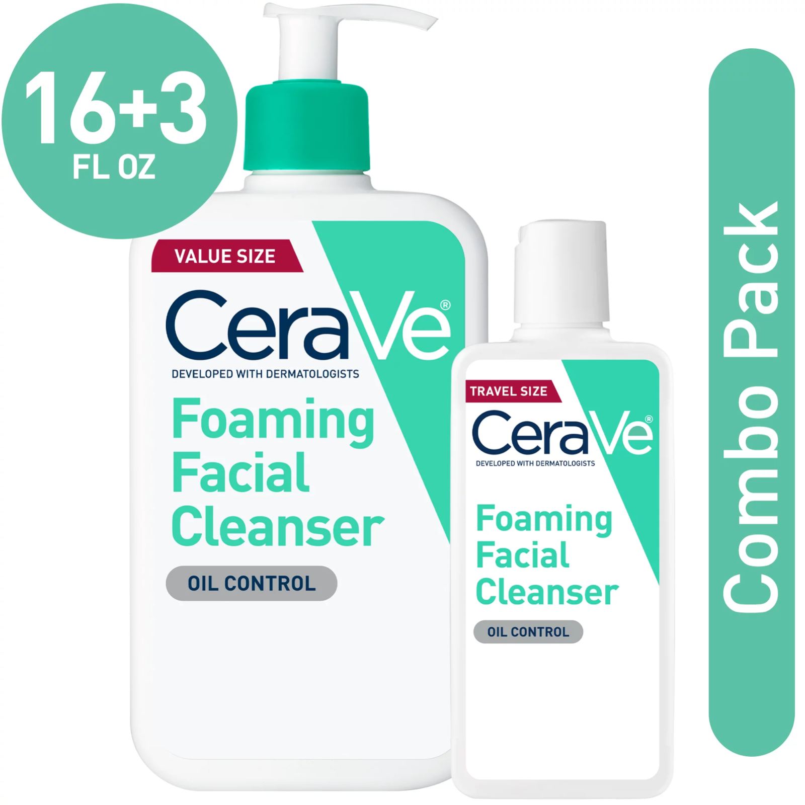 CeraVe Foaming Face Wash, Face Cleanser for Normal to Oily Skin