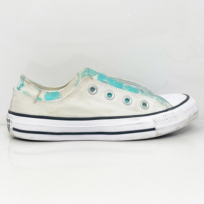 Converse Womens CT All Star 571360F Белые повседневные кроссовки, размер 5, Белый, Chuck Taylor All Star