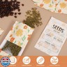 120 Pcs Seed Envelopes with Clear Window 3.54 x 5.51 Inch Seed Packets, Resealable Storage Envelope for Vegetable Flower Seeds Packaging