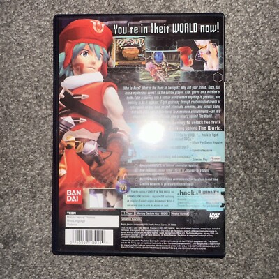 .hack Dot Hack INFECTION (PlayStation 2 2003) PS2 Box, Manual, DVD Anime No Game
