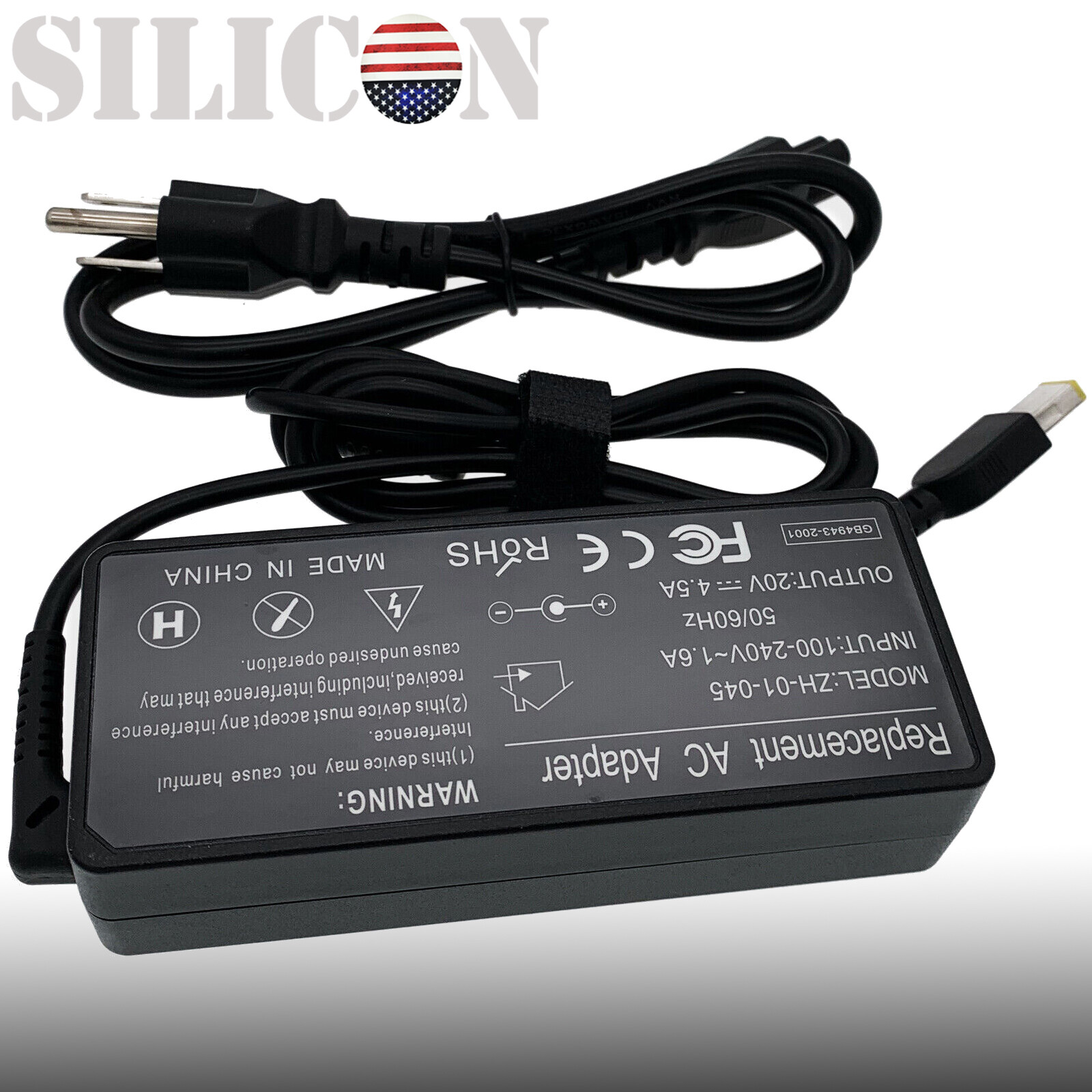 90W AC Adapter Charger Power For Lenovo Thinkpad E540 E560 E565 E465 E460 E440