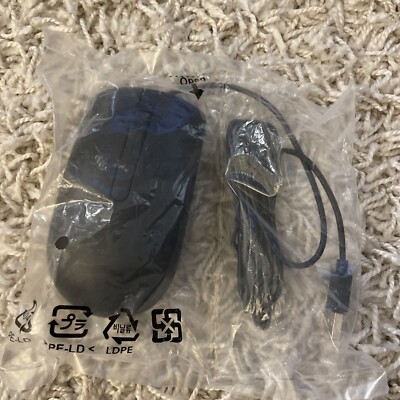 Sealed Dell Ms116p Optical USB 1000 DPI Scroll Wheel Mouse Black New