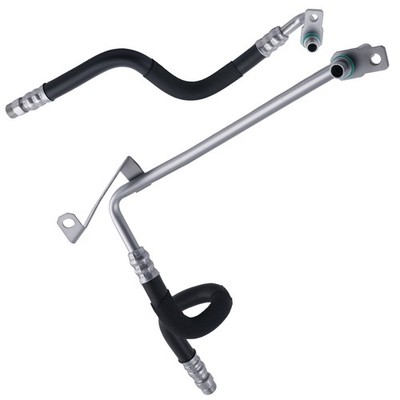 2 Pcs Oil Cooler Hose for Audi A4 A5 L4 2.0L 2009-2016 8K0317825R TRC0338
