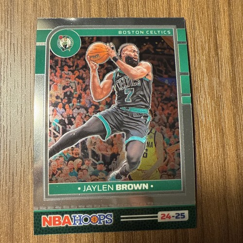 2024-25 Panini NBA Hoops PREMIUM Stock #122 Jaylen Brown, Boston