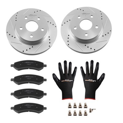 336mm Front Brake Rotors&Ceramic Pads For Ram 1500 2011-2018 S-53005 P-1084