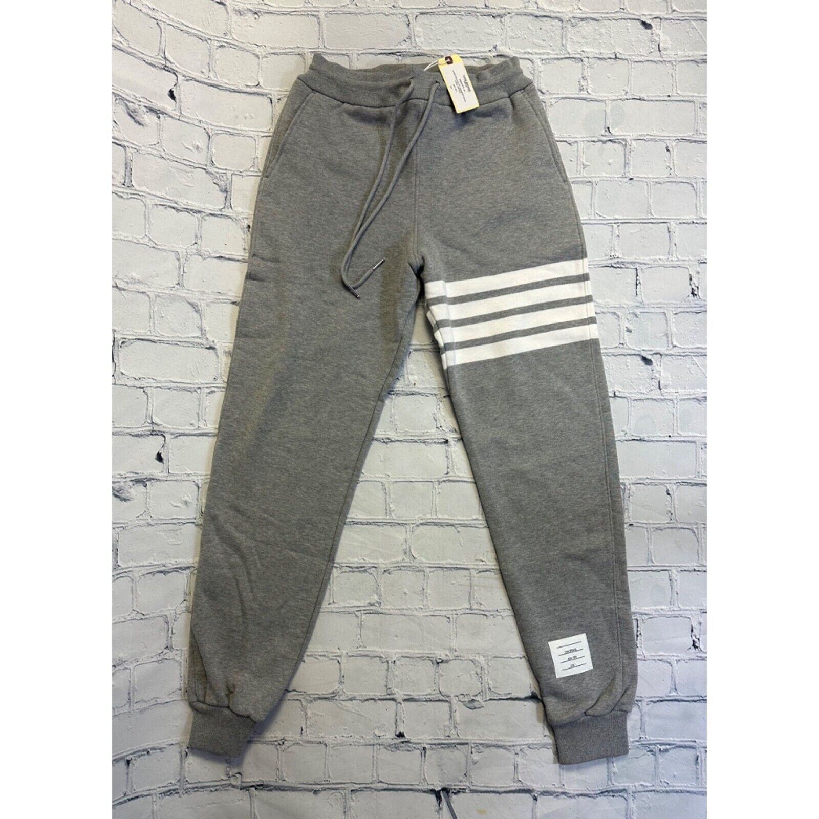 Pre-owned Thom Browne York Classic Sweatpant With Engineered 4bar In Classic Loop In Gray