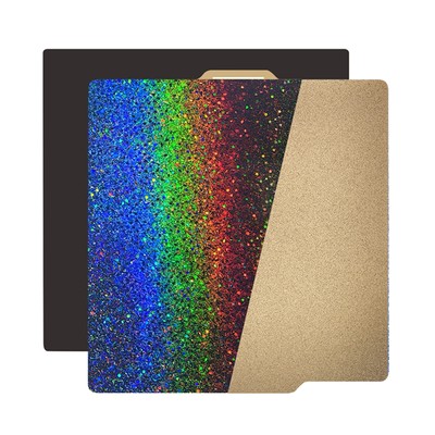 For P1P Lab Bamboo Heated Bed Color Printing Film PEY+PEI Powdered Profile Steel