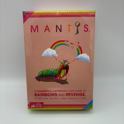 Mantis Card Game by Exploding Kittens Party Game Cutthroat Rainbows Revenge NEW