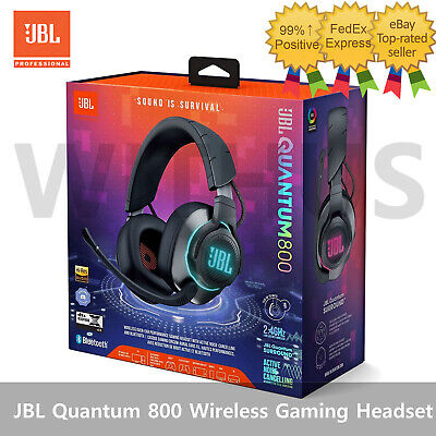 JBL Quantum 800 Wireless Gaming Headset with Active Noise Cancelling 2.4GHz 