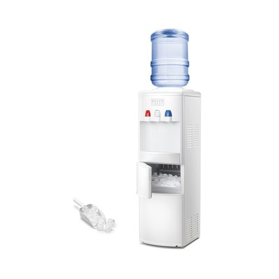 Antarctic Star 2-in-1 Water Cooler Dispenser with Built-in Ice Maker, Hot and...