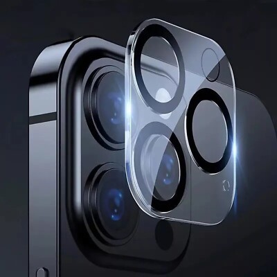 Tempered Glass Camera Lens Cover Protector For iPhone 16 15 14 13 12 11 Pro Max