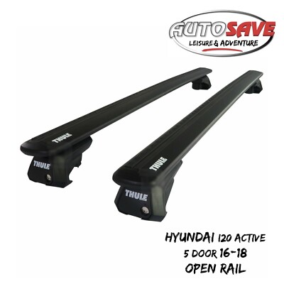 Thule WingBar Evo черный Крыши Bars  Hyundai i20 Active 5 дверь/ 16-18 Open Rail