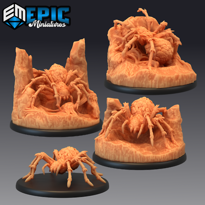 GIANT ROCK SPIDER, Dungeons and Dragons Miniature, D&D, Epic Miniatures, Arachne