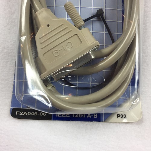 Belkin IEEE 1284 6’ Foot Printer Cable DB25 Male Parallel Cord C1-9