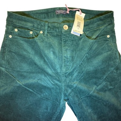 Vineyard Vines Kick Flare Corduroy Men's  Pants 31 Charleston Green NWT Stretch