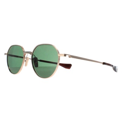 Pre-owned Dita Sunglasses Vers One Dts150-a-01 White Gold Silver G-15 Green