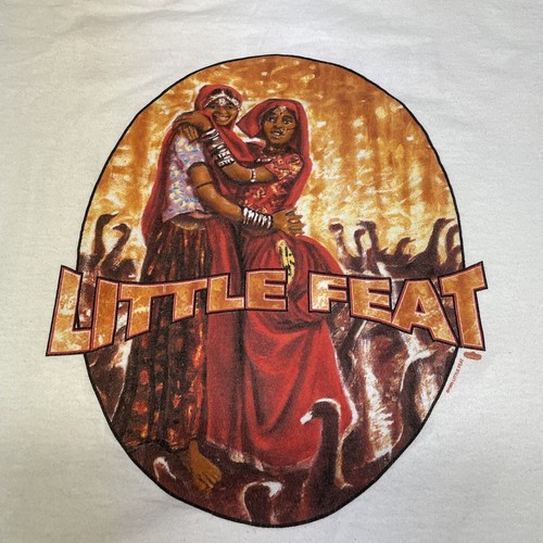 Vintage 1995 Little Feat Tour White XL T-Shirt Classic Rock