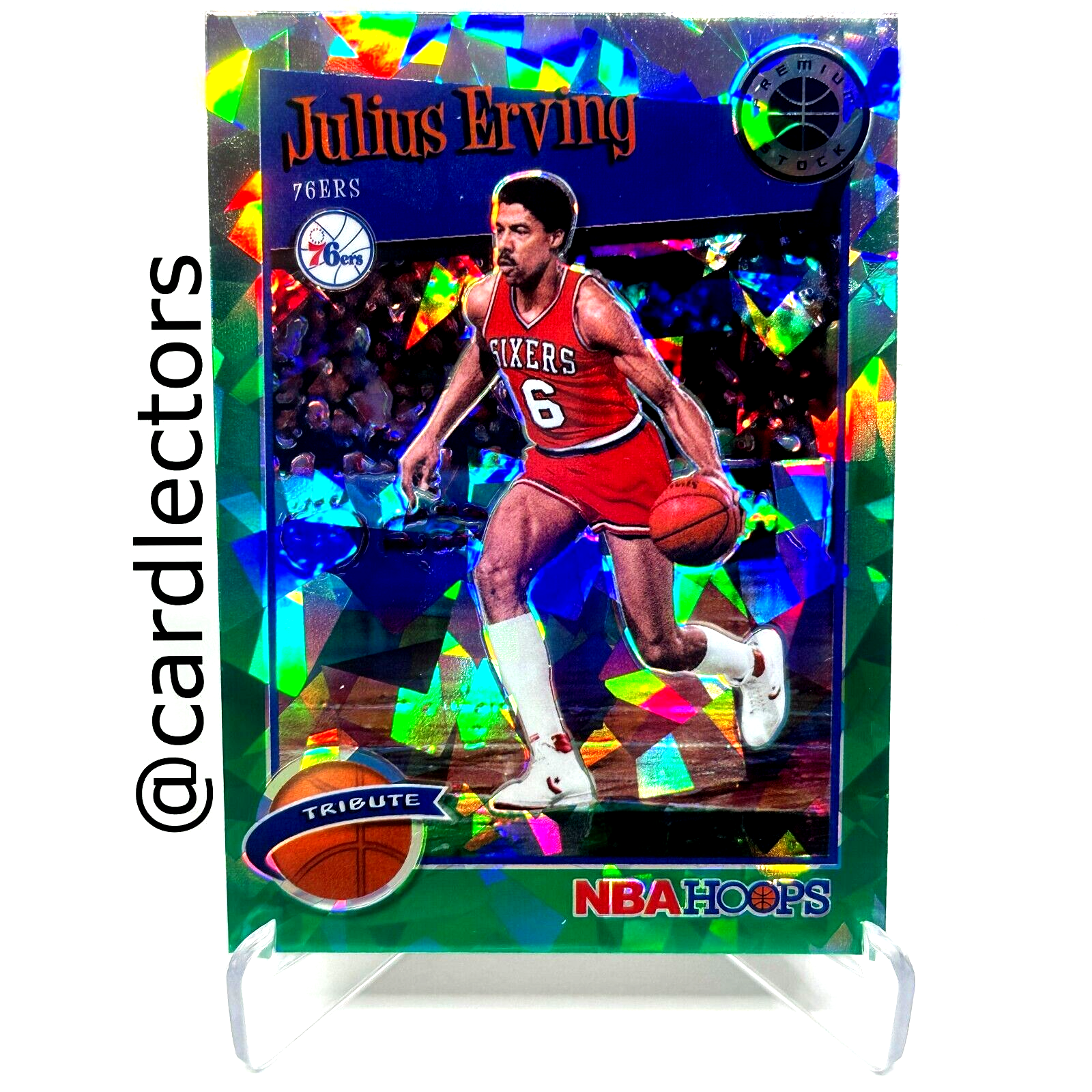2019 NBA Hoops Premium Stock JULIUS ERVING Tribute #293
