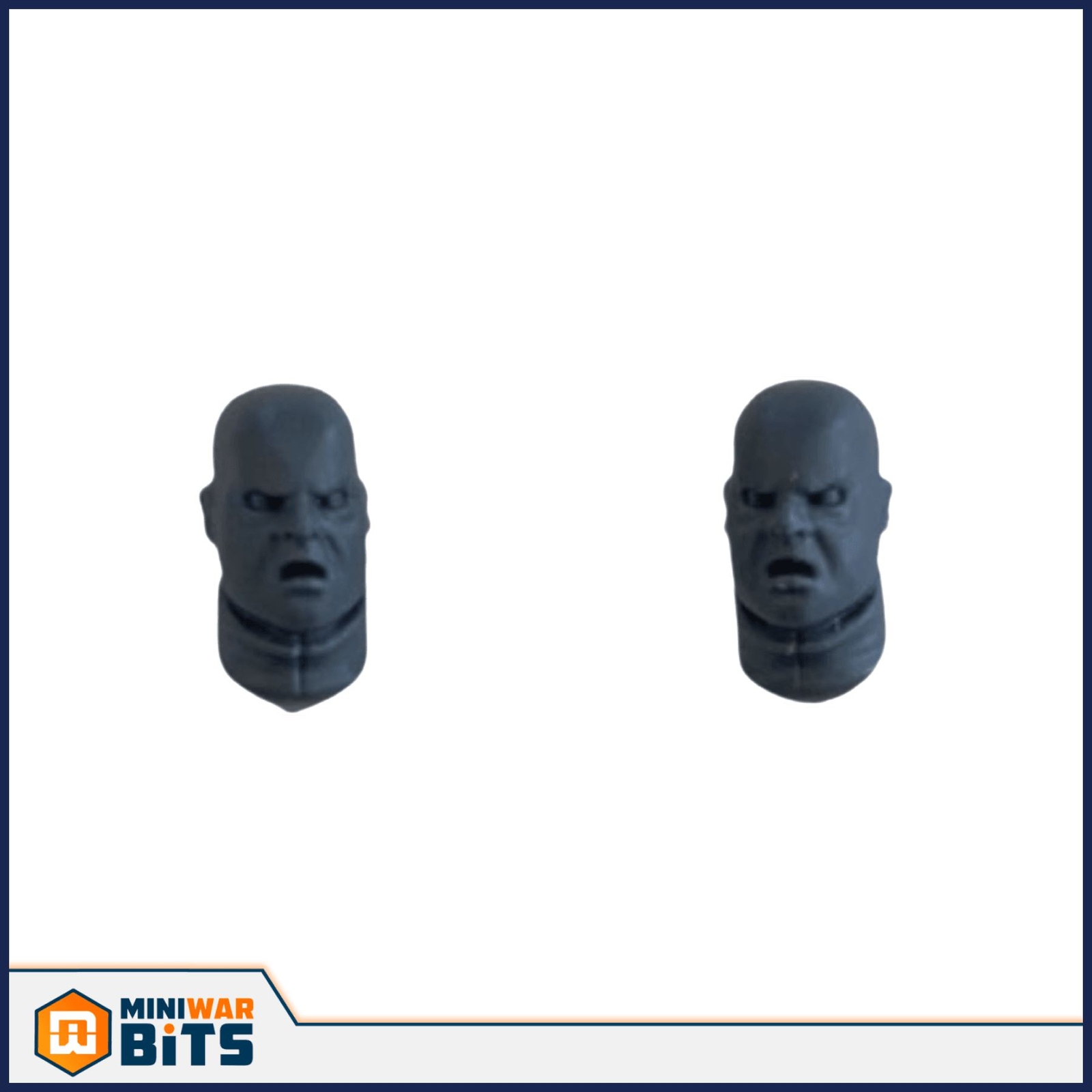 Cadian Shock Troops Bald Head Bit - Warhammer 40k Imperial Guards