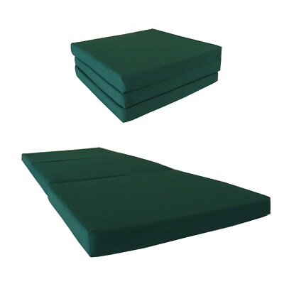 Shikibuton Trifold Foam Beds, High Density Folding Mats 3Tx27Wx75L, Hunter 
