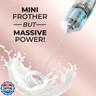 Powerful Handheld Milk Frother Wand - Electric Hand Mixer - Portable Frother Handheld for Coffee - Mini Froth Drink Mixer for Lattes, Cappuccino, Matcha, Hot Chocolate, Creamer - Lilac