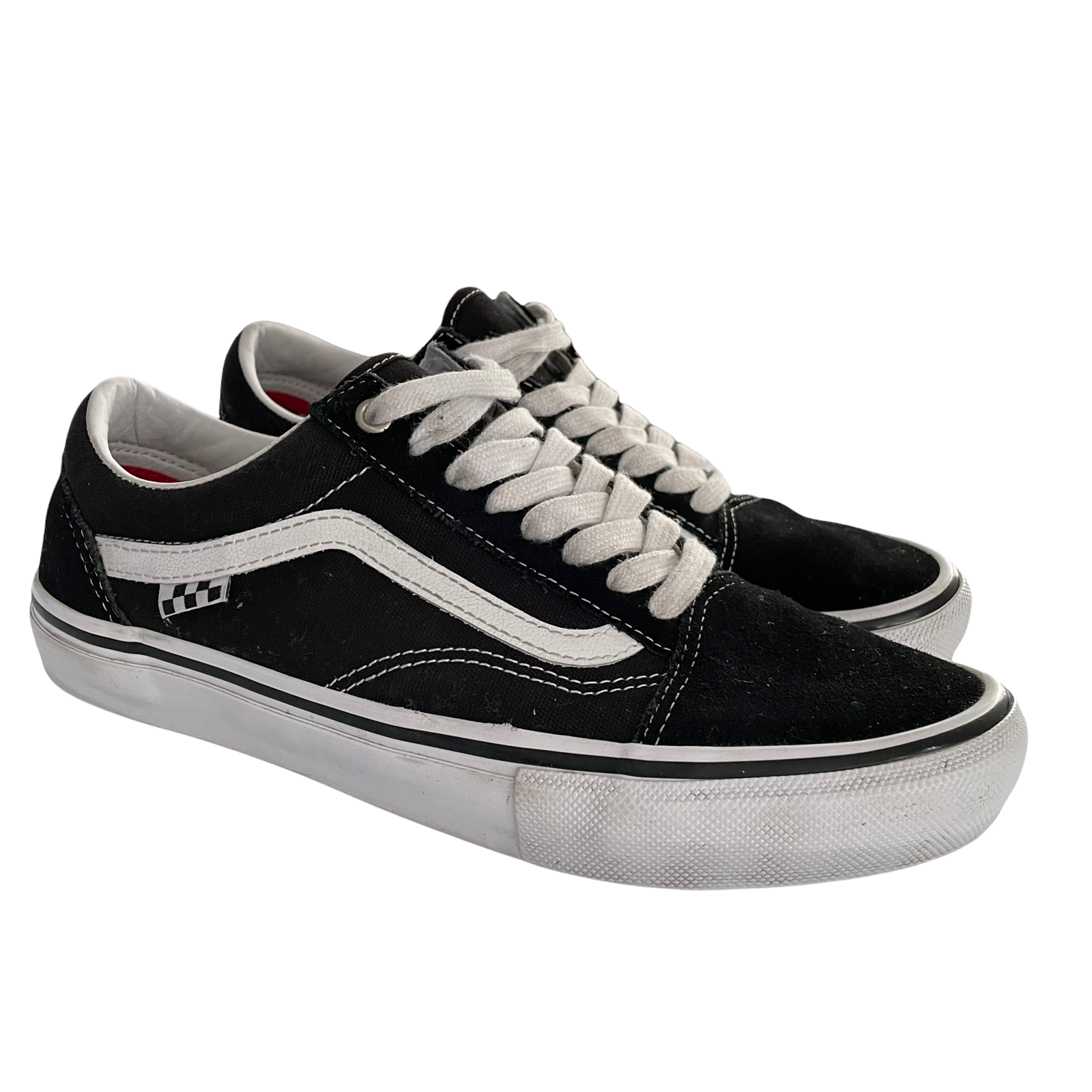 VANS Old Skool Pro UltraCush Suede Textile Sneakers 721554 Black/White Size  8.5: купить с доставкой из США, цена 4 827 руб - (194764887548)