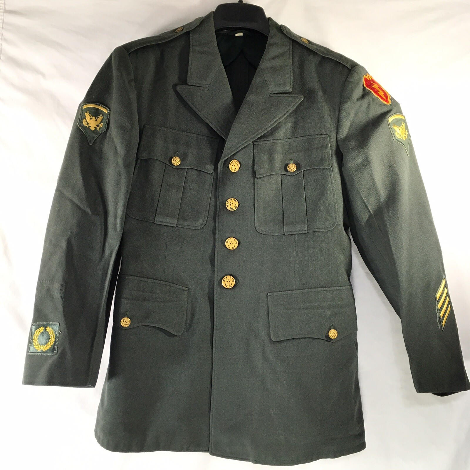 US ARMY ヴィンテージ ジャケット 88年製 Vintage US ARMY Green Winter JACKET 25th INFANTRY DIVISION