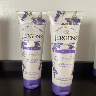 2 Pack Jergens Lavender Body Butter Body and Hand Lotion, for Women, 7 Fl O