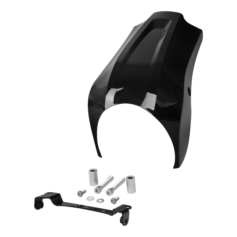 CB8 BACKLINE | BLACK ★おまけ付★ Black Headlight Fairing Cover Fit For Harley Softail