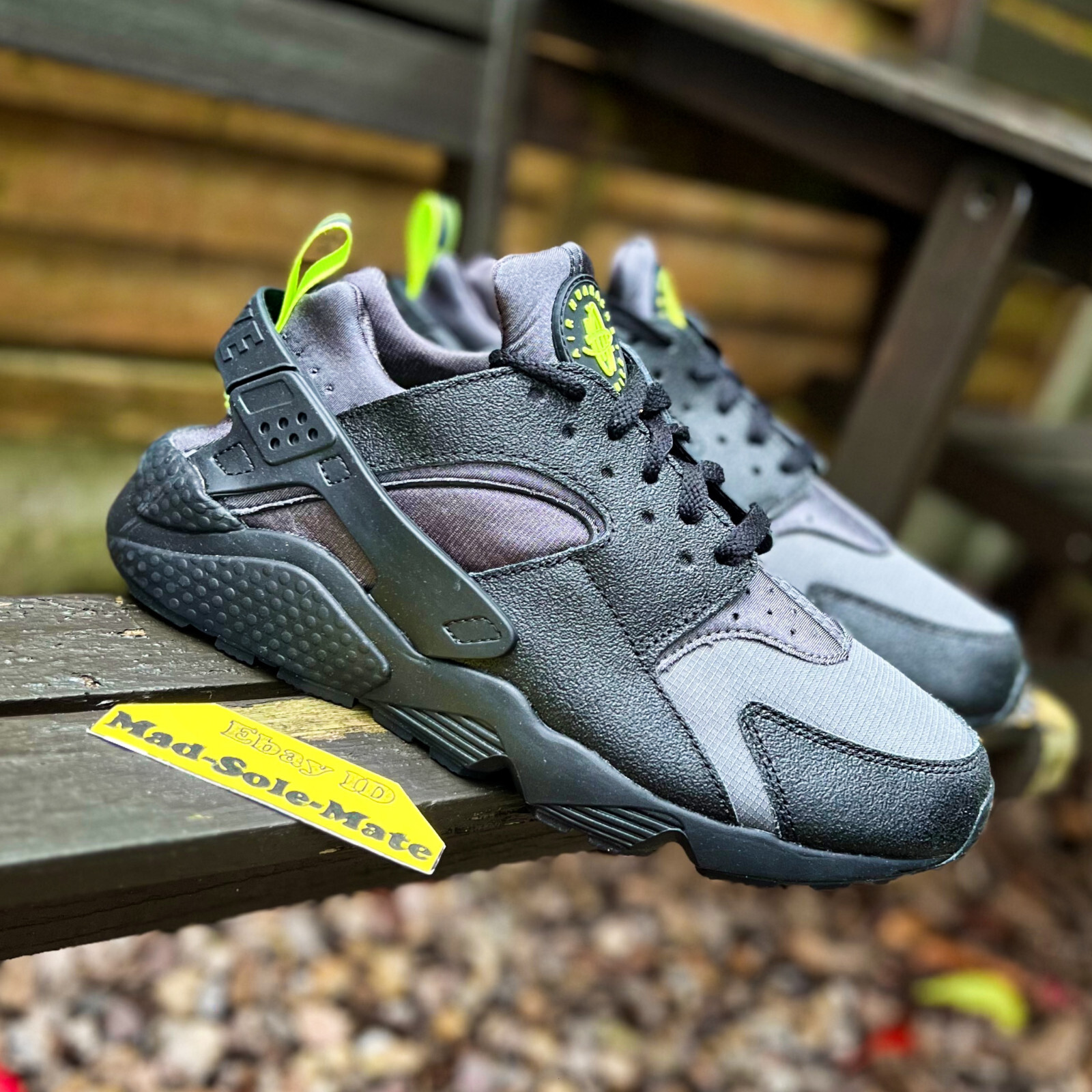 Huarache grey black best sale