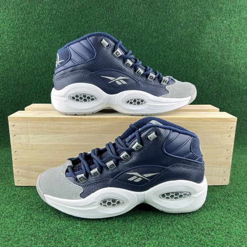 靴 QUESTION MID JS Reebok Question Mid Black & Blue 100033164