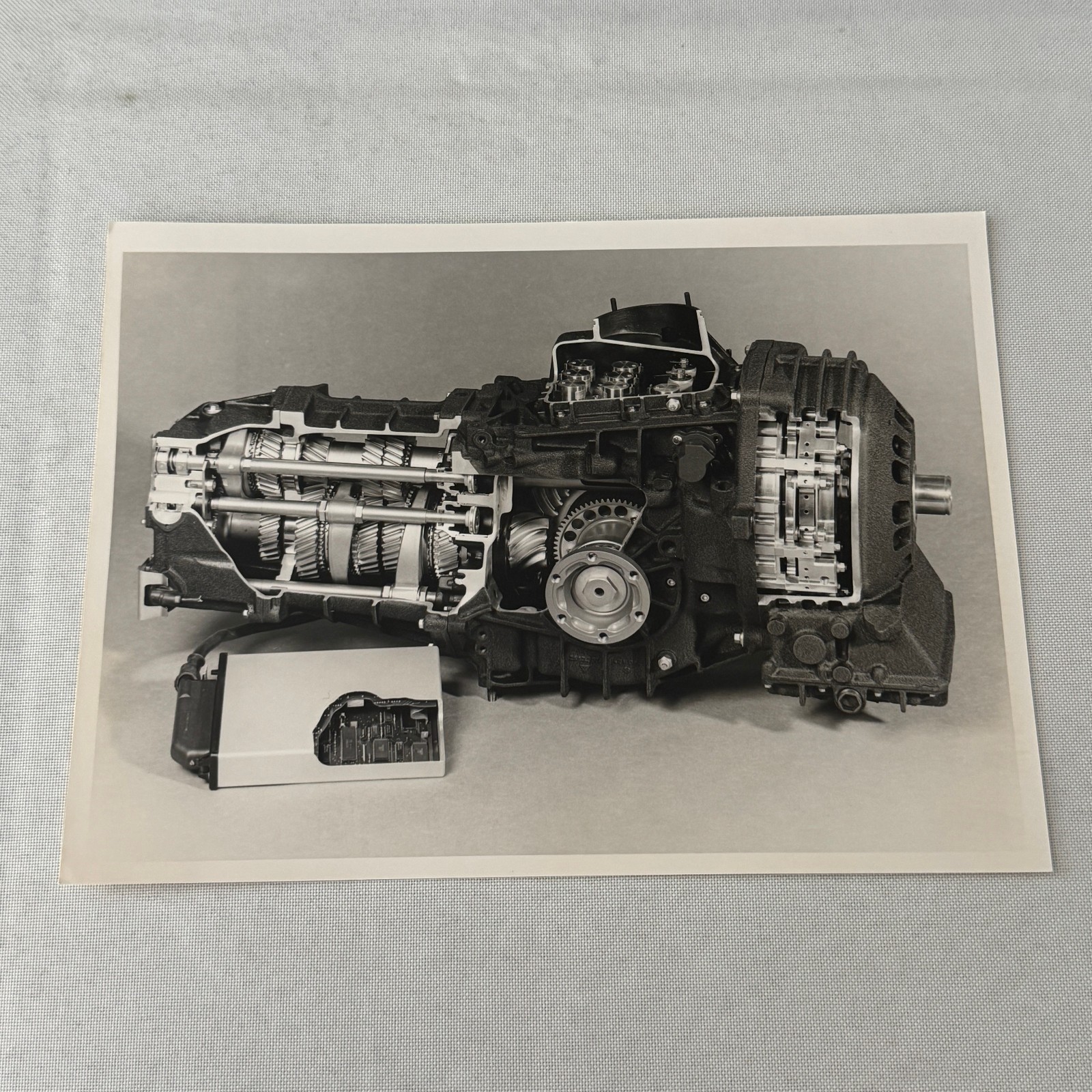 1987 Porsche Car Gearbox Cutaway Model Photo Photograph Print