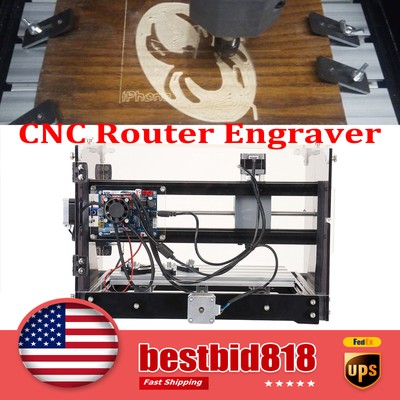 3 Axis 3D Desktop Mill Machine 3018-SE V2 CNC Router Engraver DIY Engraving Tool