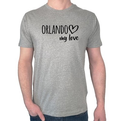 Herren T-Shirt Orlando my love Geschenkidee Orlando Geschenk Präsent Mitbringsel