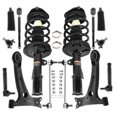Complete Front Rear Strut Control Arm Sway Bar Kit For 2003-2008 Toyota Corolla