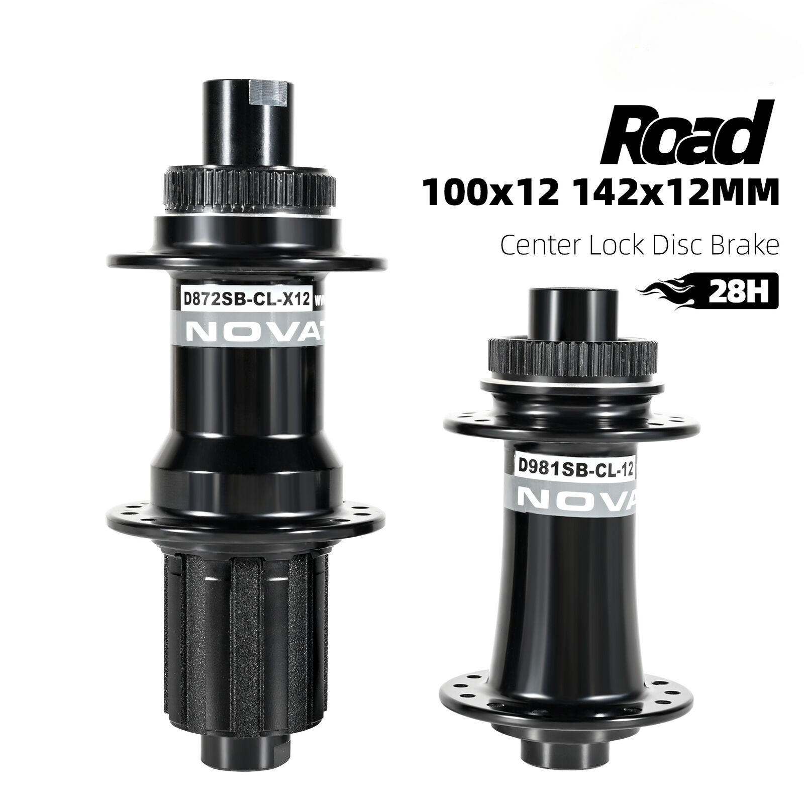 Novatec D981SB/D872SB MTB Road Bike Hubs HG Freehub Center Novatec D981SB/D872SB MTB Road Bike Hubs HG Freehub Center