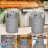 STARTWO Propane Tank Cover 20lb Gas Cover Outdoor Heavy Duty Waterproof Covers Fits Standard 20 lb Tank Cylinder Grey 13