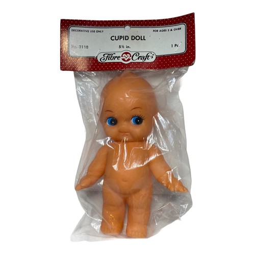 NEW IN PACKAGE Fibre Craft Cupid Kewpie Doll 5 1/2