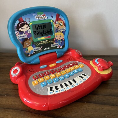 VTech Little Einsteins Blast-Off Learning Laptop Computer Piano Kids Cartoon
