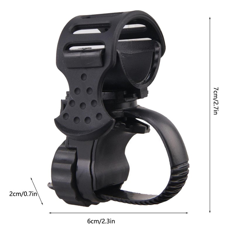 Bike Headlight Mount 360 Rotation Bicycle Flashlight Mount Bike Light Bracket