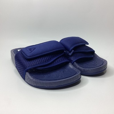 Adidas Pharrell X Boost Chancletas HU Slides Mens FY6142 Men Size 9 Blue NWT